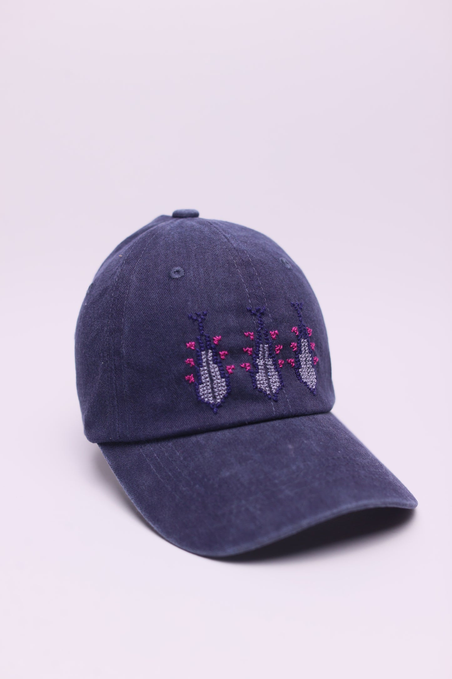 Saru Navy hand embroidered cap