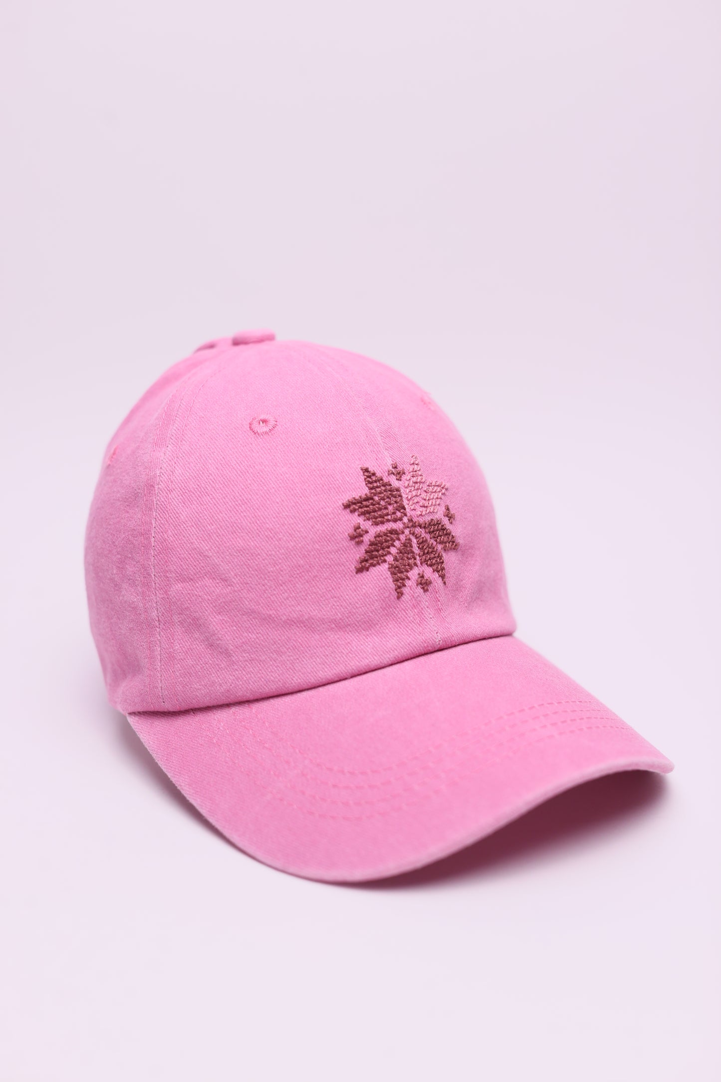 Odd one star hand embroidered cap