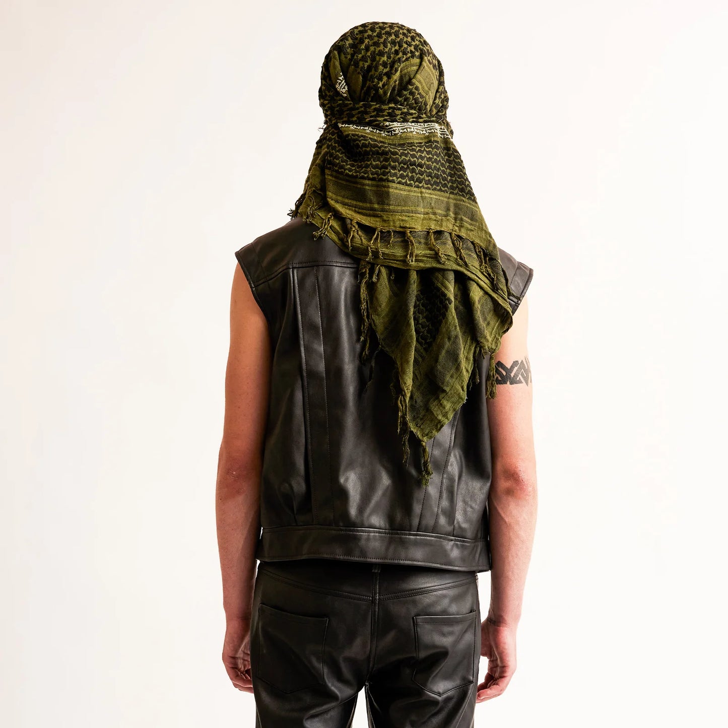 SEP MARY COTTON KEFFIYEH- KHAKI