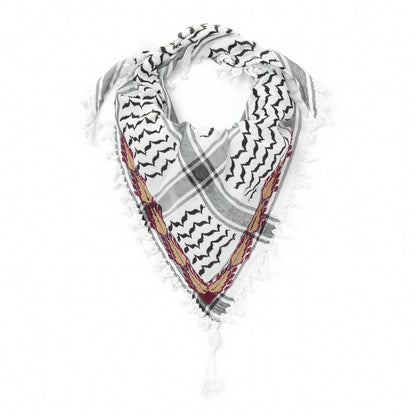 SEP MINI BLACK & WHITE KEFFIYEH