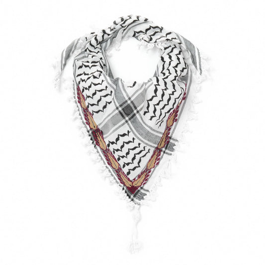 SEP MINI BLACK & WHITE KEFFIYEH