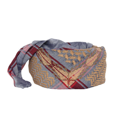 SEP THALIA KEFFIYEH - GREY & GOLD