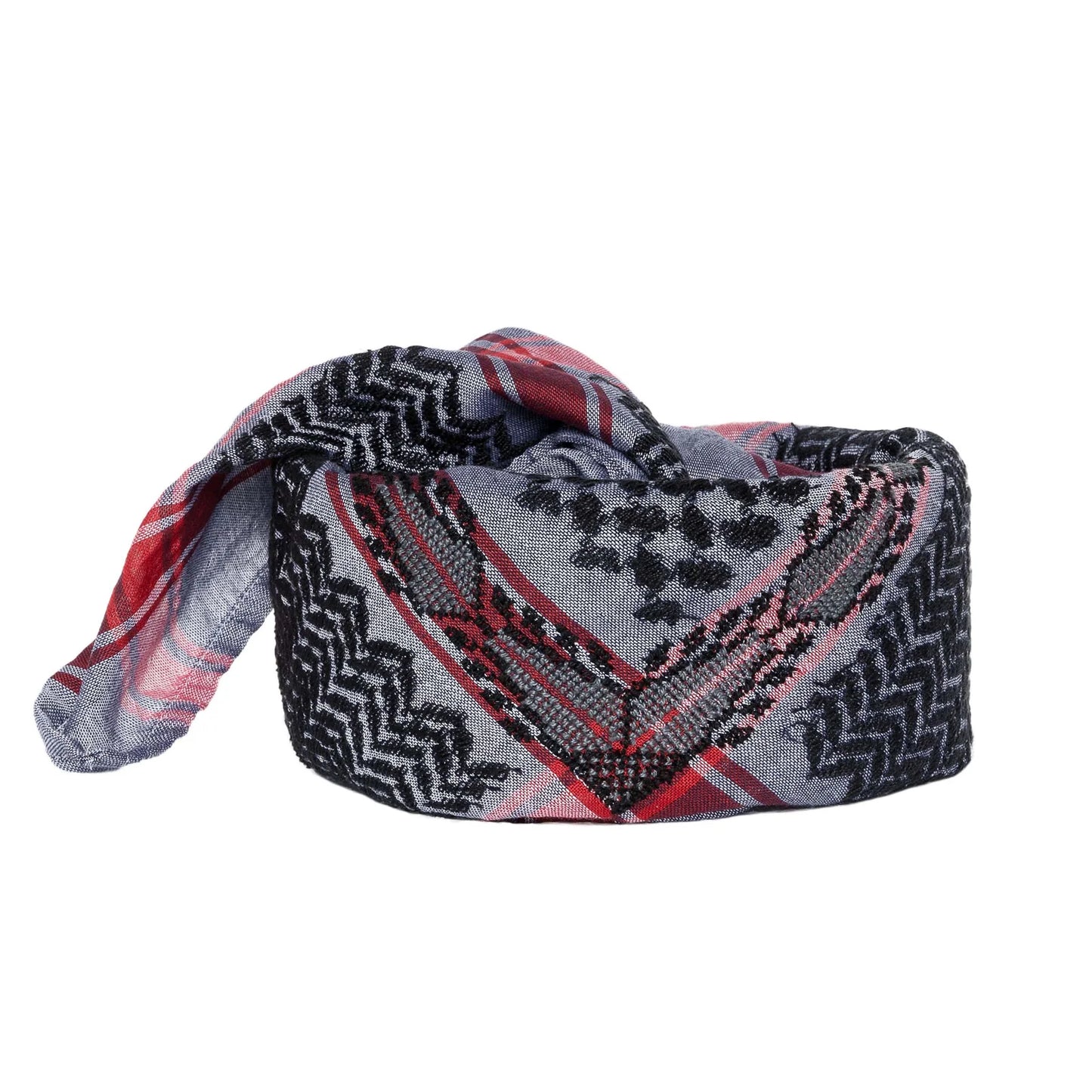 SEP THALIA KEFFIYEH - GREY & BLACK