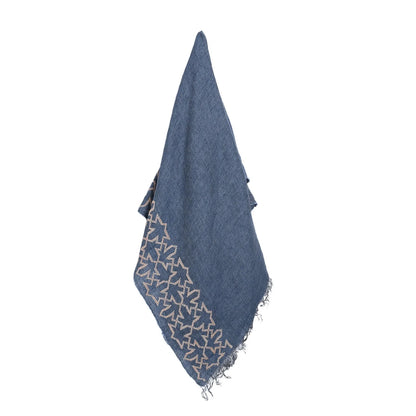 SEP BLUE LINEN SHAWL SULTAN HAN
