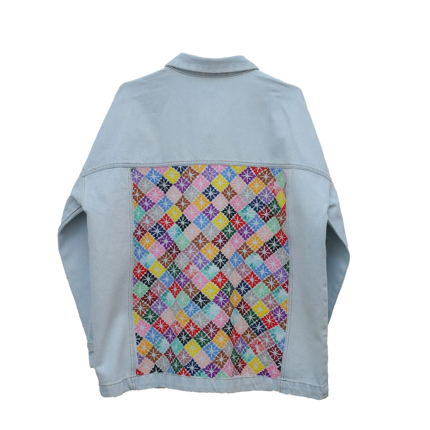 Halimeh multicolored hand embroidered jacket