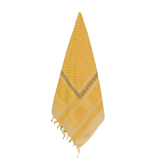 SEP MARY COTTON KEFFIYEH- MUSTARD