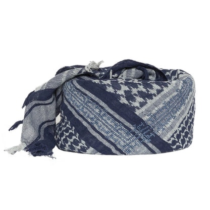 SEP MARY COTTON KEFFIYEH- BLUE