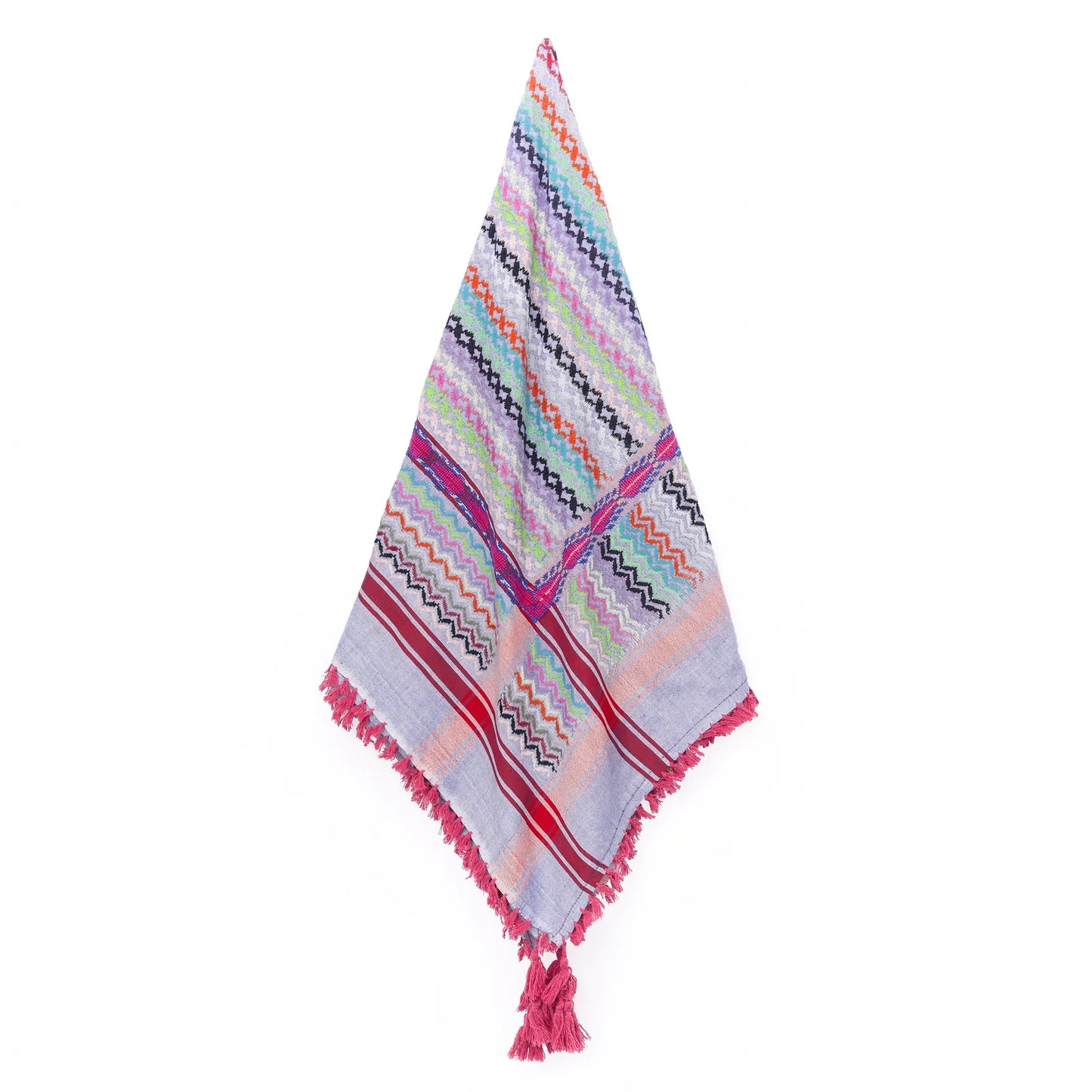 SEP MULTICOLOR COTTON KEFFIYEH- BLUE