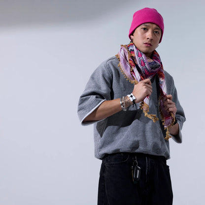 SEP- MULTICOLOR KEFFIYEH- PURPLE